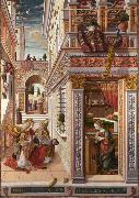 Carlo Crivelli Annunciation whit St Emidius (mk08) china oil painting reproduction